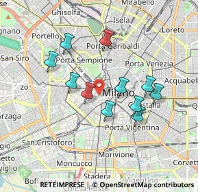 Mappa 20123 Milano MI, Italia (1.55364)