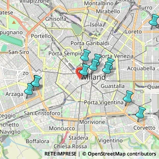 Mappa 20123 Milano MI, Italia (2.085)