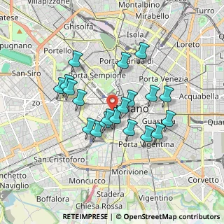 Mappa 20123 Milano MI, Italia (1.499)