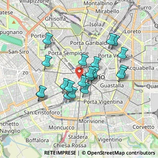 Mappa 20123 Milano MI, Italia (1.543)