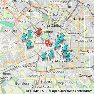 Mappa 20123 Milano MI, Italia (1.57071)