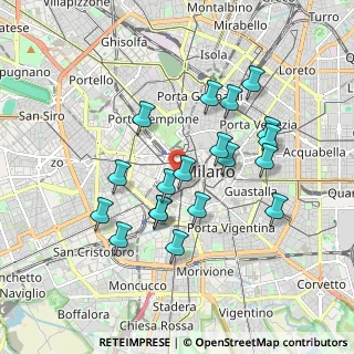 Mappa Via Cappuccio, 20123 Milano MI, Italia (1.68789)