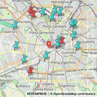Mappa 20123 Milano MI, Italia (2.40333)