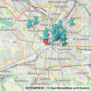Mappa 20123 Milano MI, Italia (1.44778)