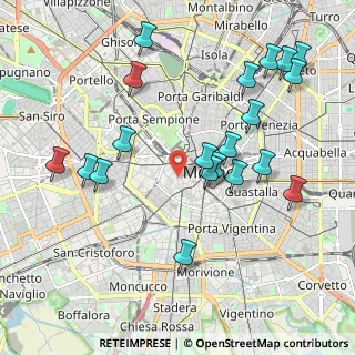 Mappa 20123 Milano MI, Italia (2.194)