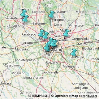 Mappa Via Giuseppe Padulli, 20147 Milano MI, Italia (10.9975)