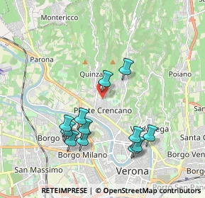 Mappa Via Camillo Cesare Bresciani, 37124 Verona VR, Italia (1.9275)