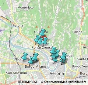 Mappa Via Camillo Cesare Bresciani, 37124 Verona VR, Italia (1.78667)