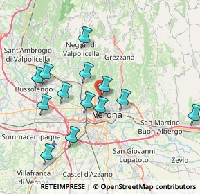 Mappa Via Camillo Cesare Bresciani, 37124 Verona VR, Italia (7.33923)