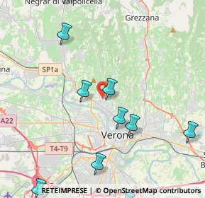 Mappa Via Camillo Cesare Bresciani, 37124 Verona VR, Italia (5.58455)