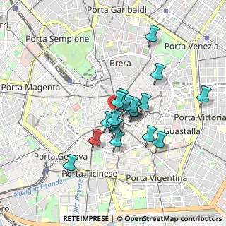 Mappa Via Cardinal Federico, 20123 Milano MI, Italia (0.6555)