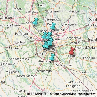 Mappa Via delle Asole, 20123 Milano MI, Italia (6.695)