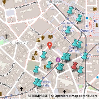 Mappa Via Cardinal Federico, 20123 Milano MI, Italia (0.1535)