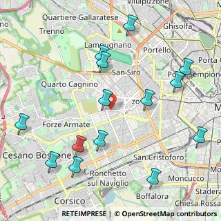 Mappa Via delle Forze Armate, 20147 Milano MI, Italia (2.47286)