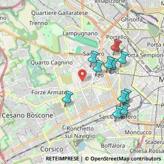 Mappa Via delle Forze Armate, 20147 Milano MI, Italia (1.89182)