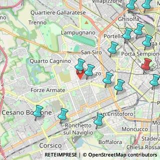 Mappa Via delle Forze Armate, 20147 Milano MI, Italia (2.814)