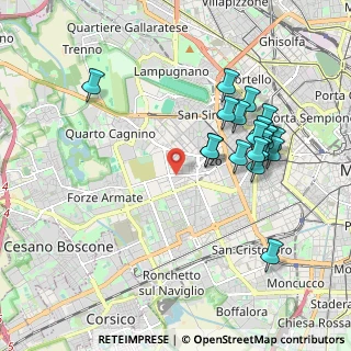 Mappa Via delle Forze Armate, 20147 Milano MI, Italia (1.94842)