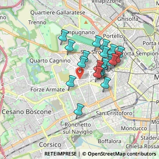 Mappa Via delle Forze Armate, 20147 Milano MI, Italia (1.442)