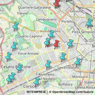 Mappa Via delle Forze Armate, 20147 Milano MI, Italia (2.95389)