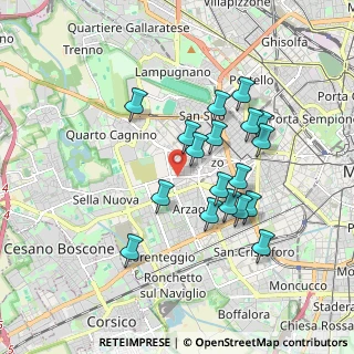Mappa Via delle Forze Armate, 20147 Milano MI, Italia (1.62778)