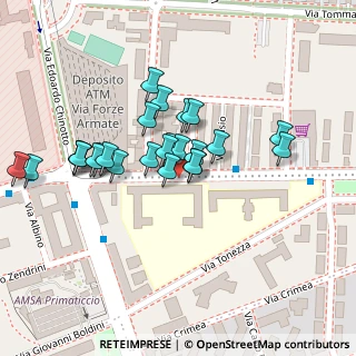 Mappa Via delle Forze Armate, 20147 Milano MI, Italia (0.088)