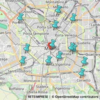 Mappa Via Speronari, 20123 Milano MI, Italia (2.24385)