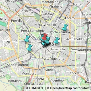 Mappa Via Speronari, 20123 Milano MI, Italia (0.645)