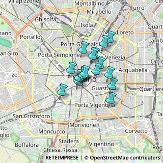 Mappa Via Torino, 20100 Milano MI, Italia (1.02294)