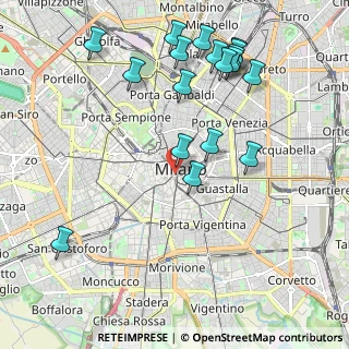 Mappa Via Speronari, 20123 Milano MI, Italia (2.30944)