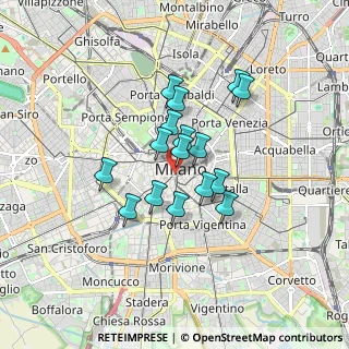 Mappa Via Torino, 20124 Milano MI, Italia (1.23563)