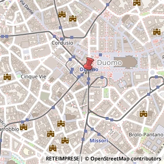 Mappa Via Giuseppe Mazzini, 2, 20123 Milano, Milano (Lombardia)