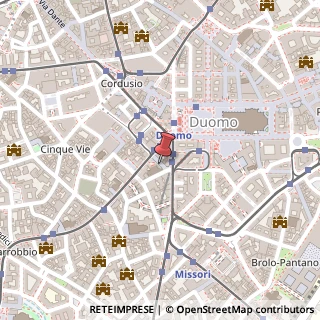 Mappa Via Speronari, 3, 20123 Milano, Milano (Lombardia)