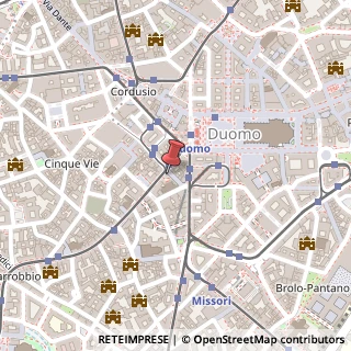 Mappa Via Speronari, 7, 20123 Milano, Milano (Lombardia)