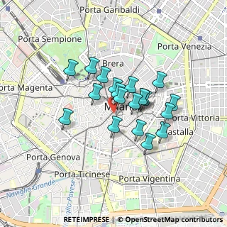 Mappa Via Speronari, 20123 Milano MI, Italia (0.631)
