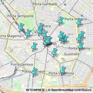 Mappa Via Torino, 20100 Milano MI, Italia (0.9035)