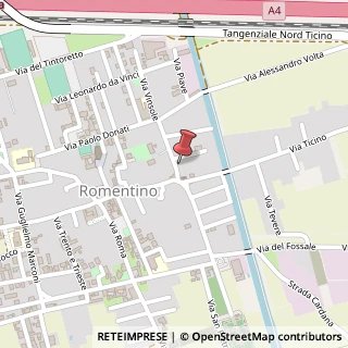Mappa Via Belletti, 2, 28068 Romentino, Novara (Piemonte)