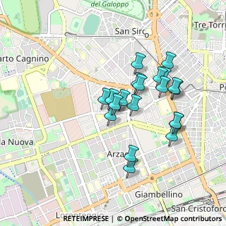 Mappa Via Forze Armate, 20147 Milano MI, Italia (0.769)