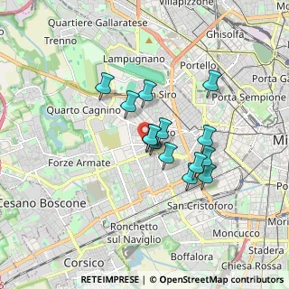 Mappa Via Forze Armate, 20147 Milano MI, Italia (1.27786)