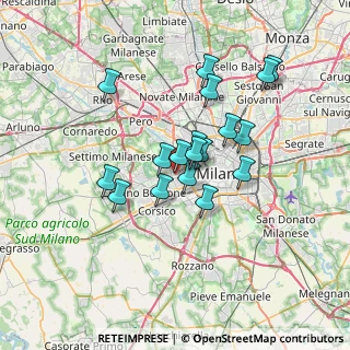 Mappa Via Forze Armate, 20147 Milano MI, Italia (5.59)
