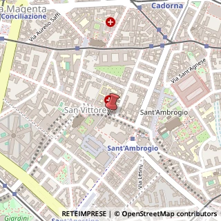 Mappa Via San Vittore, 11, 20123 Baranzate, Milano (Lombardia)
