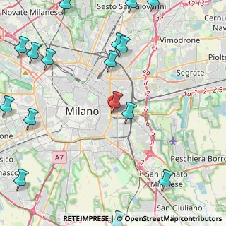 Mappa Via Piolti De Bianchi Giuseppe, 20129 Milano MI, Italia (6.21063)