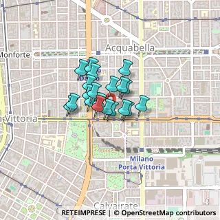 Mappa Via Piolti De Bianchi Giuseppe, 20129 Milano MI, Italia (0.2355)
