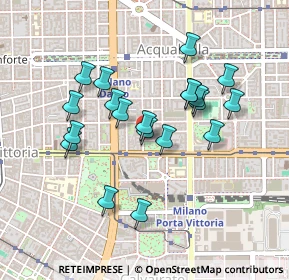 Mappa Piazza Giuseppe Grandi, 20129 Milano MI, Italia (0.402)