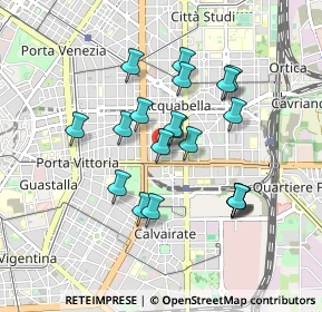 Mappa Piazza Giuseppe Grandi, 20129 Milano MI, Italia (0.768)