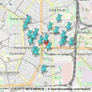 Mappa Via Piolti De Bianchi Giuseppe, 20129 Milano MI, Italia (0.8095)