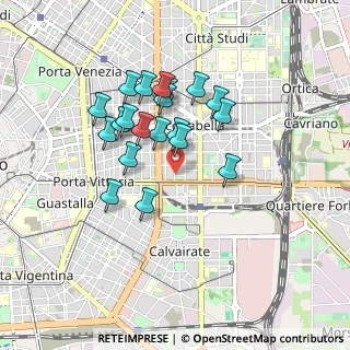 Mappa Via Piolti De Bianchi Giuseppe, 20129 Milano MI, Italia (0.7465)