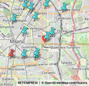 Mappa Piazza Giuseppe Grandi, 20129 Milano MI, Italia (2.27769)