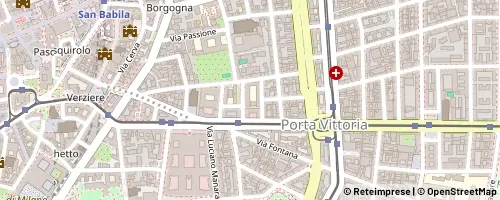 Mappa Mediolan