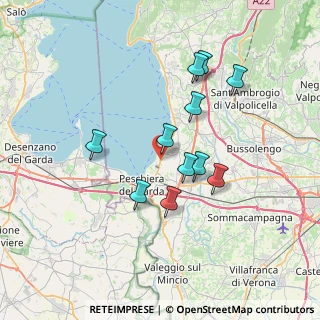Mappa Strada del Capitel, 37017 Lazise VR, Italia (6.20455)