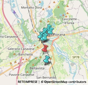 Mappa Via Dora Baltea, 10015 Ivrea TO, Italia (0.85667)